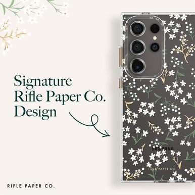 Case-Mate Rifle Paper Co Case - For Samsung Galaxy S24 Ultra - Petite Fleurs