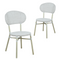 Skyler Style-savvy Outdoor Dining Chair Set of Two Natural