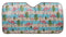 Car Sunshade Vintage Flamingo 140 X 72cm