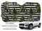 Car Sunshade Stripe Palms 140x 72cm