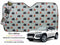 Car Sunshade Watermelon Slice 140 X 72cm