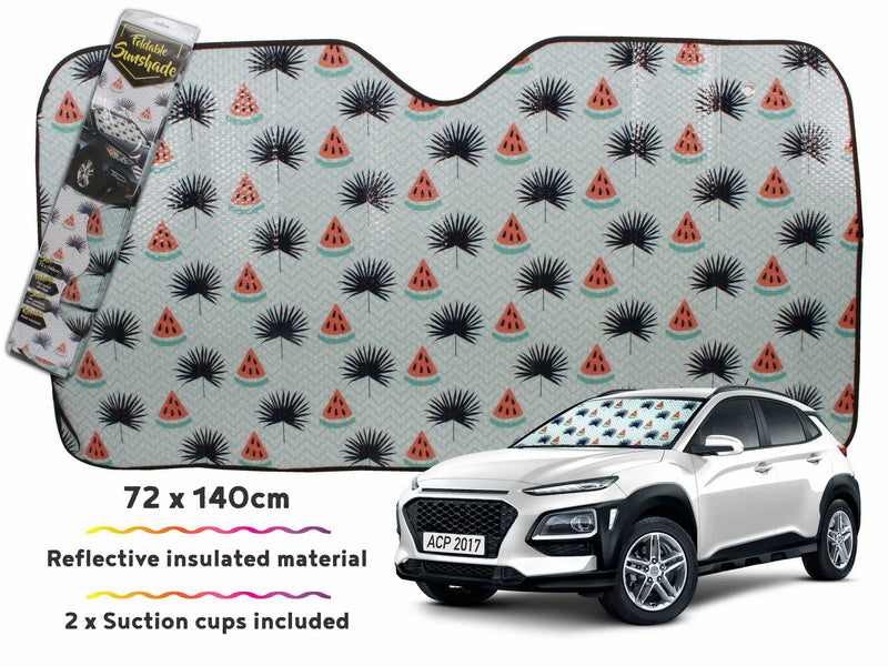 Car Sunshade Watermelon Slice 140 X 72cm