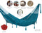 Mayan Legacy King Size Deluxe Outdoor Cotton Mexican Hammock in Bondi Colour