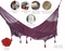 Mayan Legacy King Size Deluxe Outdoor Cotton Mexican Hammock in Maroon Colour