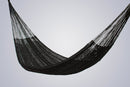Mayan Legacy King Size Outdoor Cotton Mexican Hammock in Black Colour