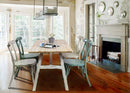 Steel Dining Table With Ash Wood Top