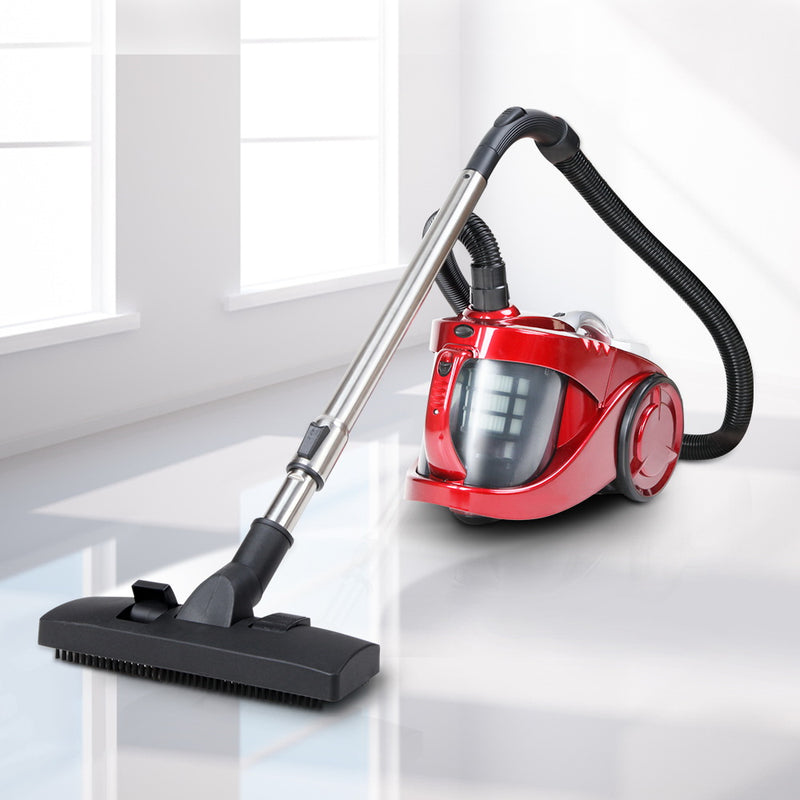 Devanti Bagless Cyclone Cyclonic Vacuum Cleaner - Red