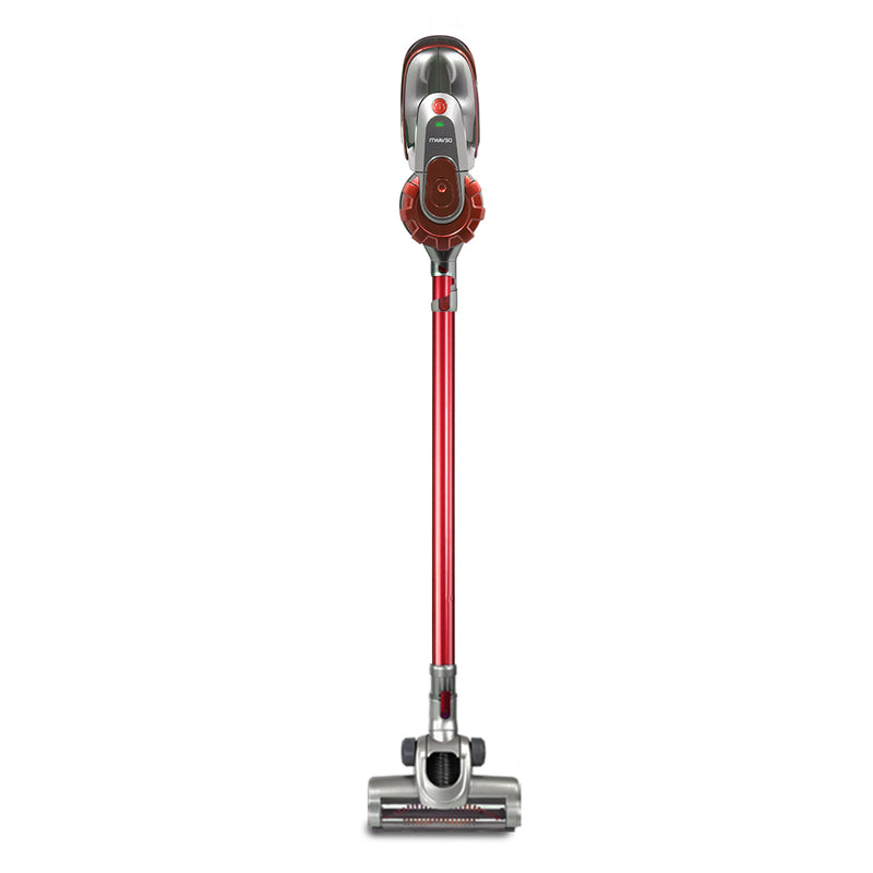 Devanti 150 Cordless Handheld Stick Vacuum Cleaner 2 Speed   Red And Grey