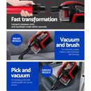 Devanti Handheld Vacuum Cleaner Cordless Stick Handstick Bagless Vac Spare Battery 150W Red