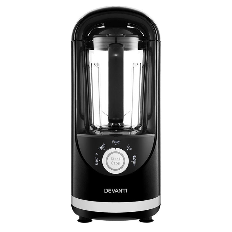 Devanti Vacuum Blender Commercial Juicer Mixer Food Processor Smoothie Black