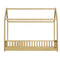 Artiss Wooden Bed Frame Single Size House Frame Pine Timber Base Platform Oak