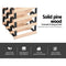 Artiss 12 Bottle Timber Wine Rack