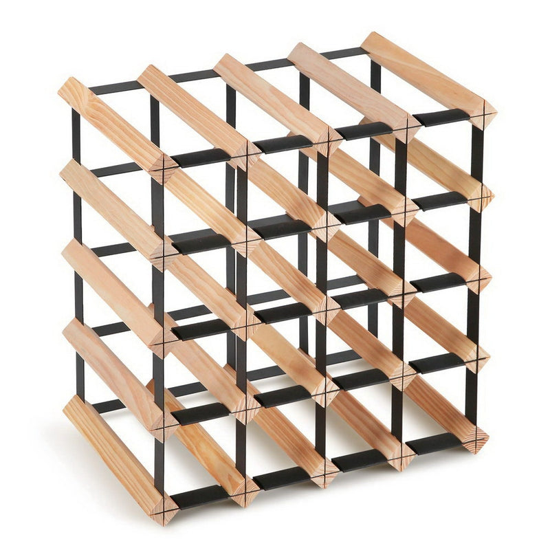 Artiss 20 Bottle Timber Wine Rack 