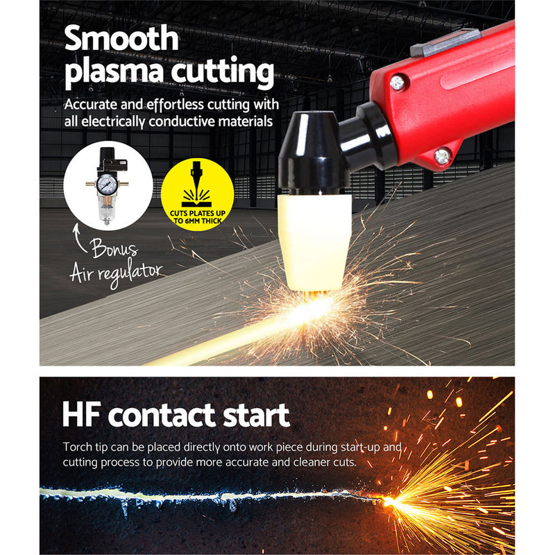 Giantz Inverter Welder DC TIG MMA ARC Plasma Cutter Portable Welding Machine