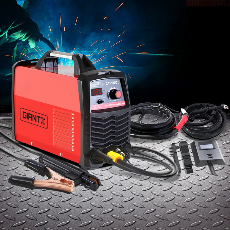 GIANTZ Plasma Cutter Inverter DC Welder 50A CUT IGBT TIG Welding Machine 180Amp