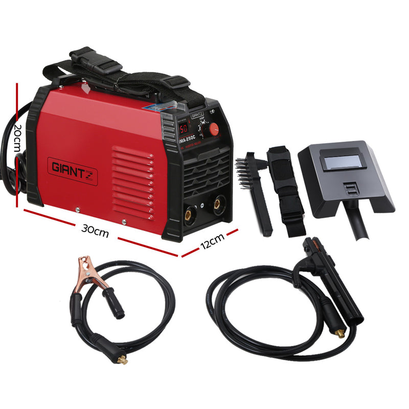 Giantz 250Amp Inverter Welder Stick ARC MMA DC iGBT Portable Welding Machine