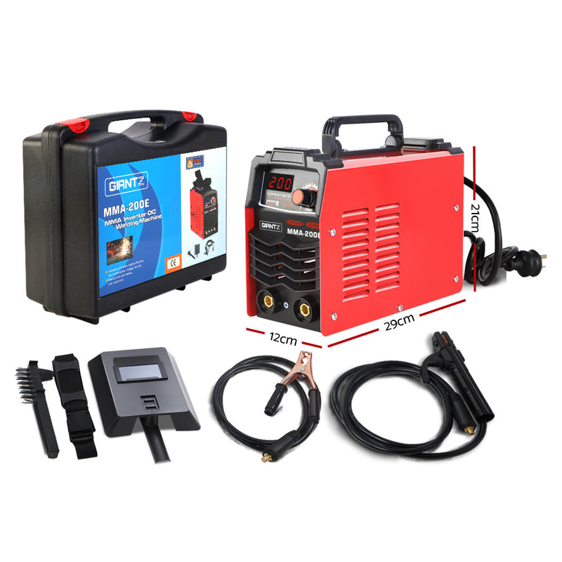 GIANTZ Ultra Portable ARC Inverter Welder MMA Stick DC Welding Machine 200Amp