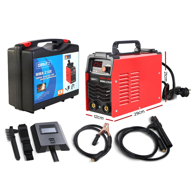 GIANTZ Portable MMA Inverter Welder Stick ARC DC Metal Welding Machine 250Amp