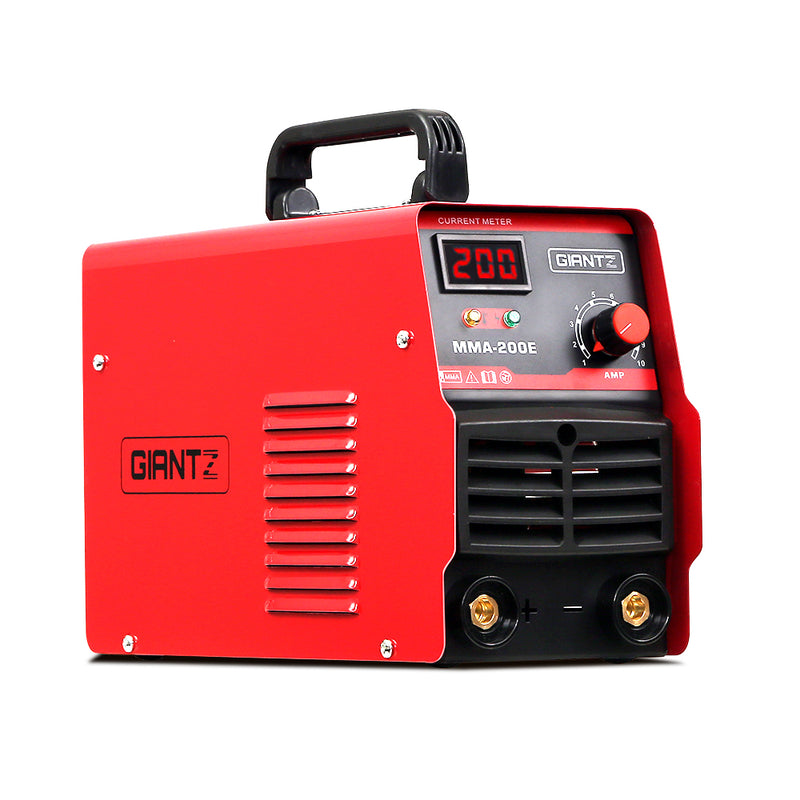 Giantz Inverter Welder Portable ARC MMA Stick DC Metal Welding Machine IGBT 200A