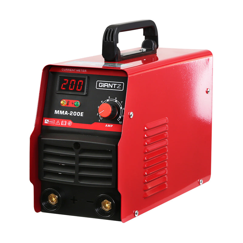 Giantz Inverter Welder Portable ARC MMA Stick DC Metal Welding Machine IGBT 200A
