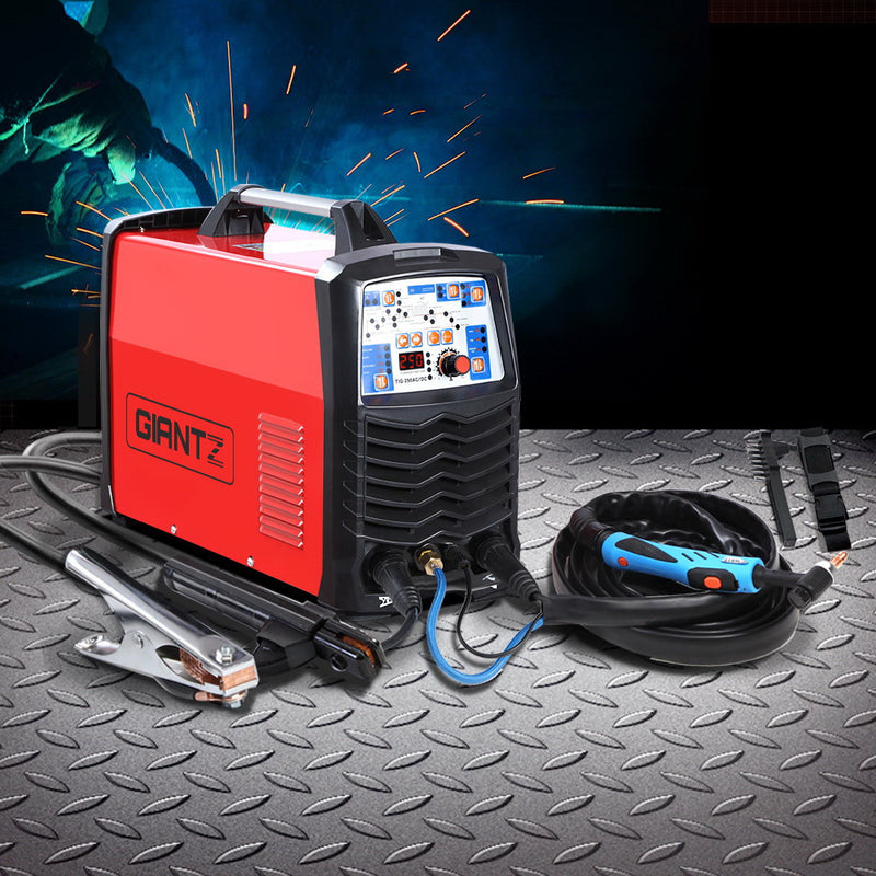 GIANTZ AC DC Inverter Welder TIG MMA Stick Welding Machine Pulse Function 250Amp