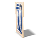 Artiss Fodable Beach Sling Chair - Blue & White