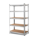 Giantz 1.8M Warehouse Racking Rack Shelving Garage Steel Metal Storage Shelves Silver