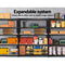 Giantz 1.8M Warehouse Racking Shelving Storage Shelf Garage Shelves Rack Steel Black