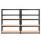 Giantz 2.4MX1.8M Garage Shelving Warehouse Rack Pallet Racking Storage Steel Black