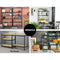 Giantz 1.5M Warehouse Racking Rack Storage Shelf Organiser Industrial Shelving Garage Kitchen Store Shelves Steel