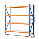 Giantz 2MX2M Garage Shelving Warehouse Rack Racking Pallet Storage Shelves Steel