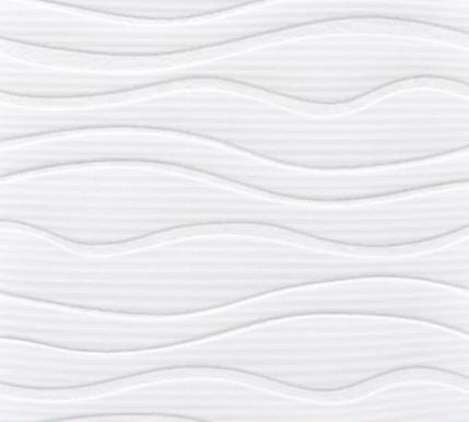 3D Wallpaper Tiles 70 x 70cm White Wave 10pcs