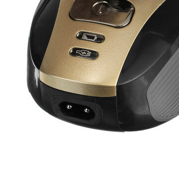 5 in 1 Power Display USB Rechargeable 6 Heads Bald Head Shaver Electric Hair Trimmer Clipper Facial Massager Cleaning Brush