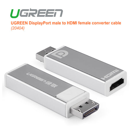 UGREEN DisplayPort Male to HDMI Female Converter (20401)