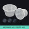 1000 Pcs 300ml Take Away Food Platstic Containers Boxes Base and Lids Bulk Pack