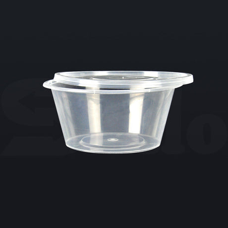 1000 Pcs 750ml Take Away Food Platstic Containers Boxes Base and Lids Bulk Pack