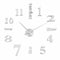 50-60CM/100-120CM 3D Vintage DIY Silent Mirror Wall Clock For Home Art Decor