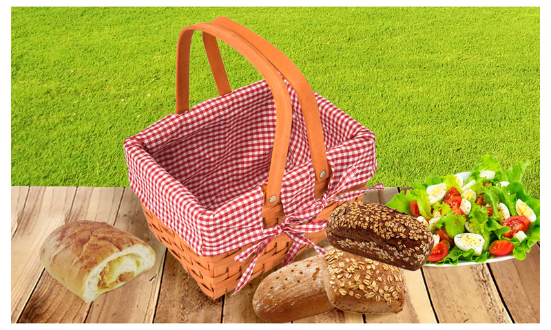 Deluxe Picnic Basket Indoor Outdoor Baskets Corporate Blanket Park Trip