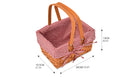 Deluxe Picnic Basket Indoor Outdoor Baskets Corporate Blanket Park Trip