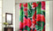 2 Pcs 180x180cm Flamingo Print Waterproof Bathroom Shower Crutain with 12 Hooks