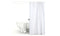 180x180cm White Waterproof Bathroom Shower Crutain with 12 Hooks