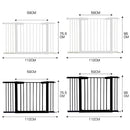 Adjustable Wide Baby Kids Pet Safety Security Gate Stair Barrier Spindle Adaptor