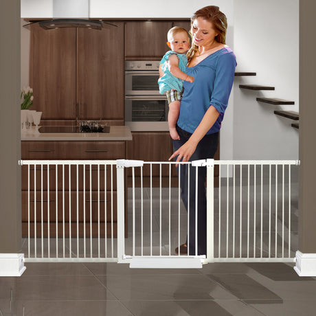 Baby Kids Pet Safety Security Gate Stair Barrier Doors Extension Panels 10cm WH