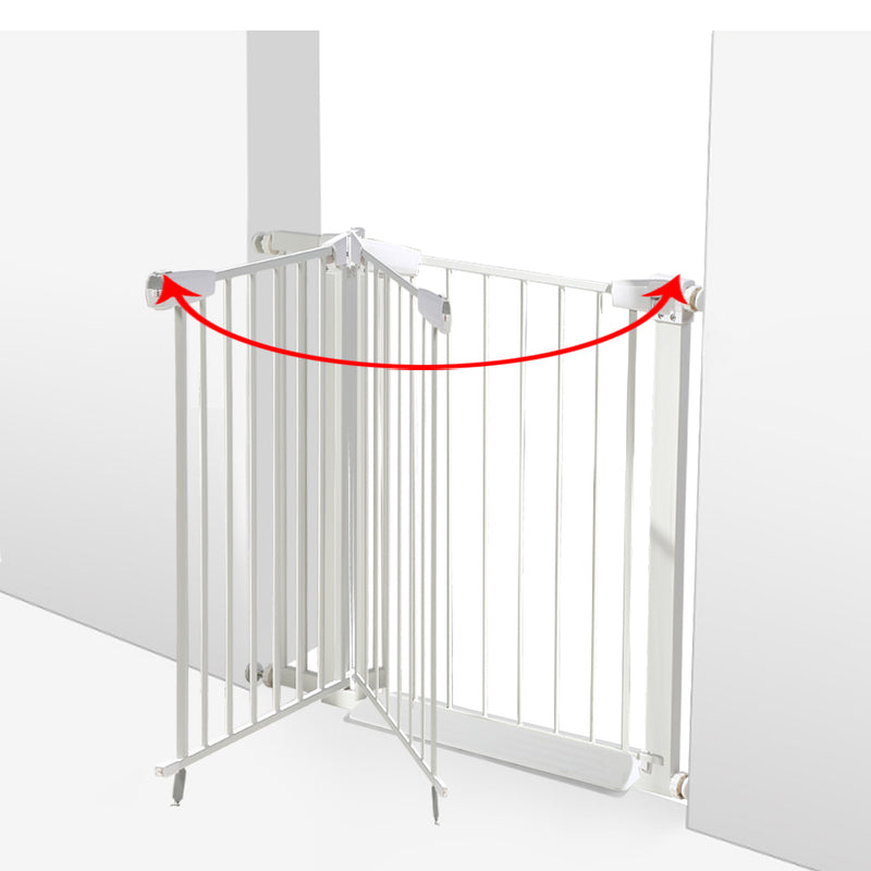 Baby Kids Pet Safety Security Gate Stair Barrier Doors Extension Panels 10cm WH