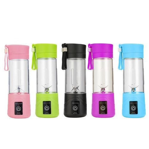 2 In 1 Portable Juice Blender Electrical USB Rechargeable Juicer Cup Juice Maker – Black