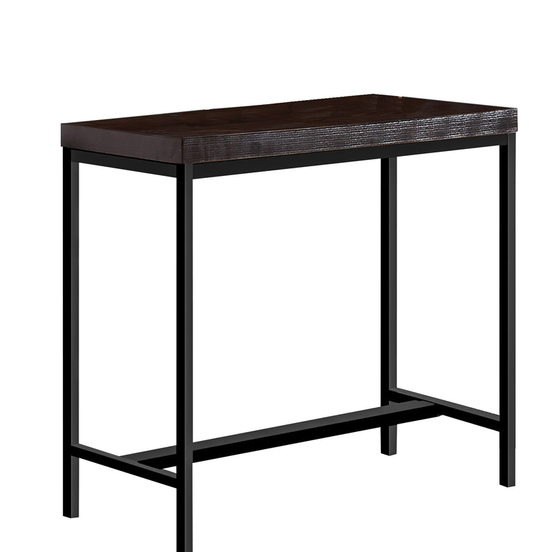 Levede Vintage Rustic Veneer Wood Bar Table Home Kitchen Office Cafe Desk Steel