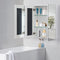 Levede Wall Hung Mirror Storage Cabinet Bathroom Vanity Toilet Laundry Organizer