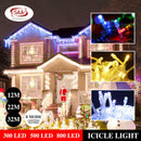 500 LED Curtain Fairy String Lights Wedding Outdoor Xmas Party Lights Cool White