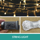 800 LED Curtain Fairy String Lights Wedding Outdoor Xmas Party Lights Cool White