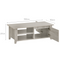 Coffee Table With Open Drawer In White Oak